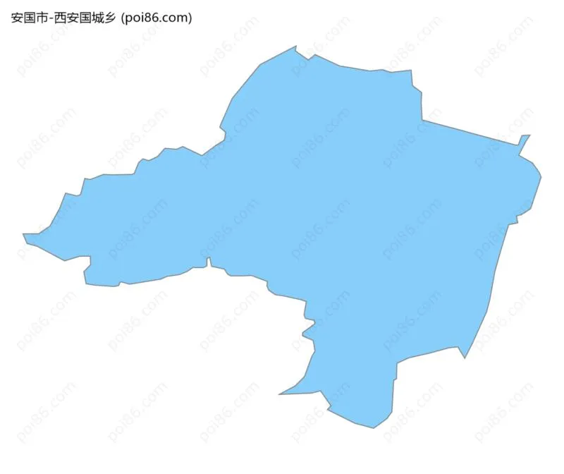 西安国城乡边界地图