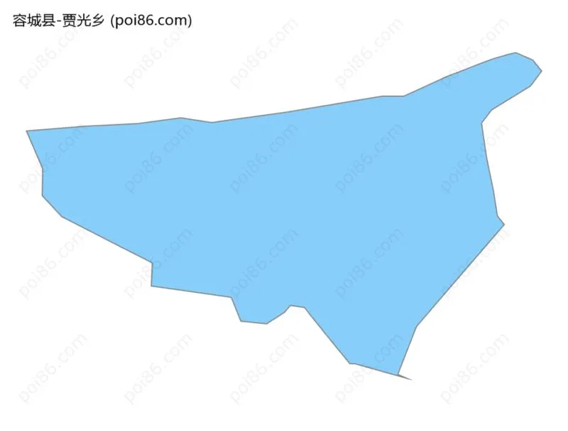 贾光乡边界地图
