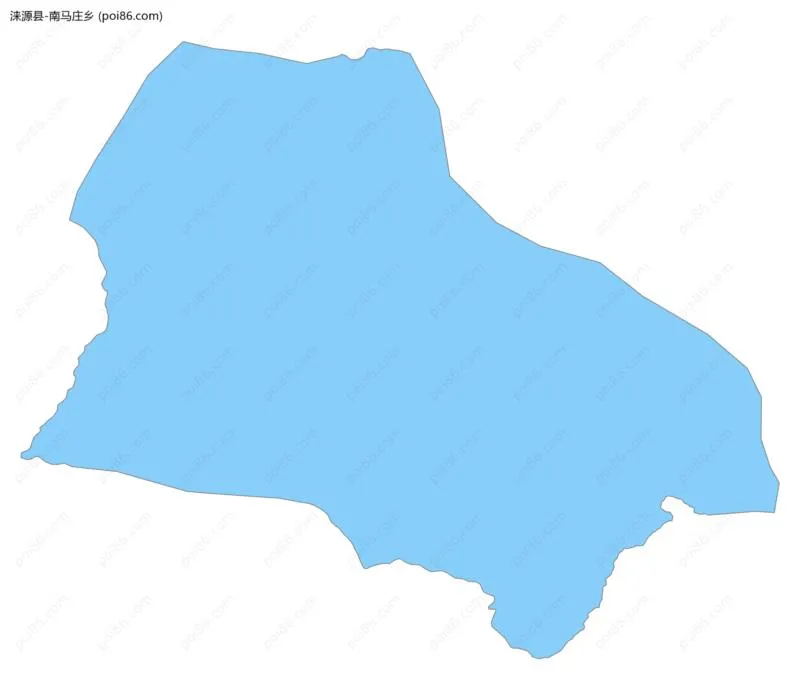 南马庄乡边界地图