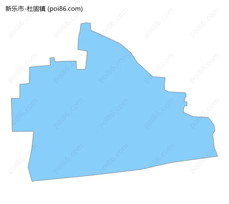 杜固镇边界地图