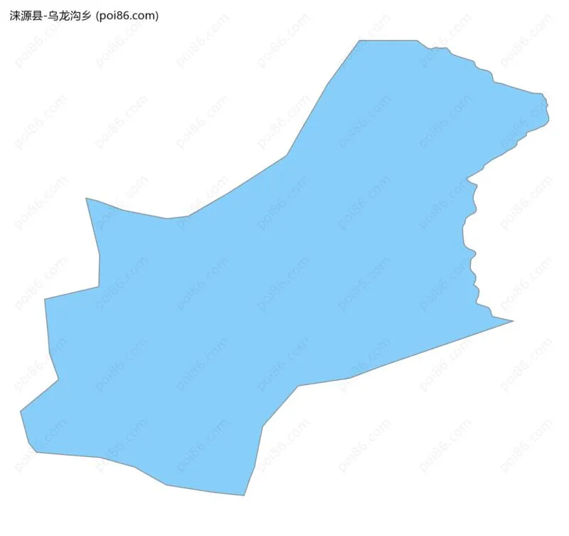 乌龙沟乡边界地图