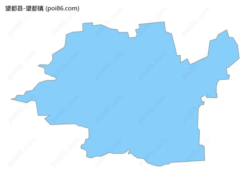 望都镇边界地图