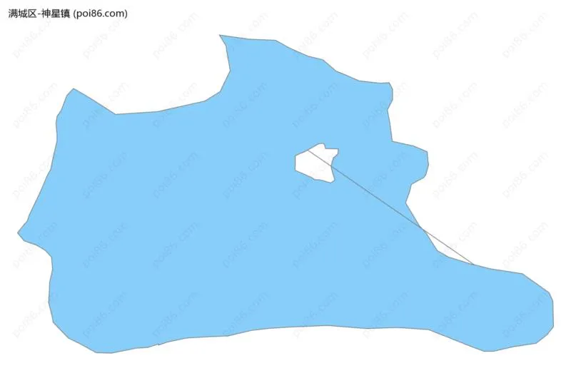 神星镇边界地图