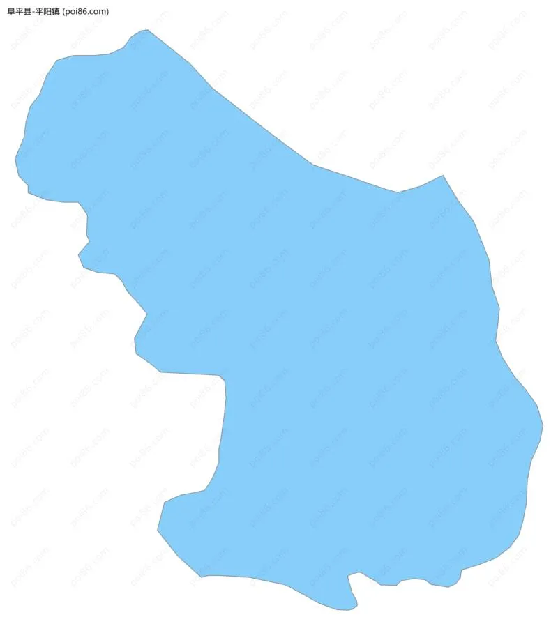 平阳镇边界地图