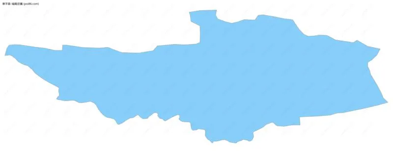 城南庄镇边界地图