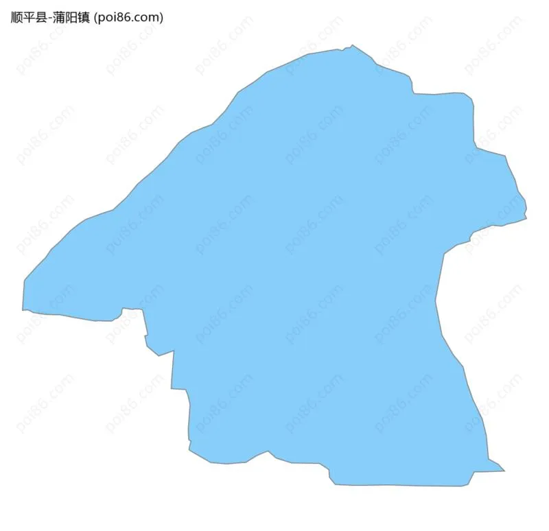 蒲阳镇边界地图