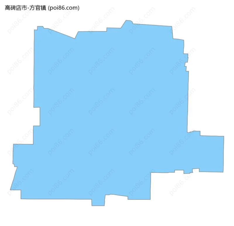 方官镇边界地图