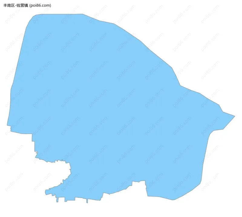 钱营镇边界地图