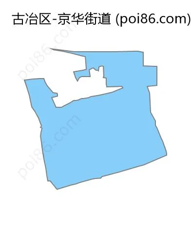 京华街道边界地图