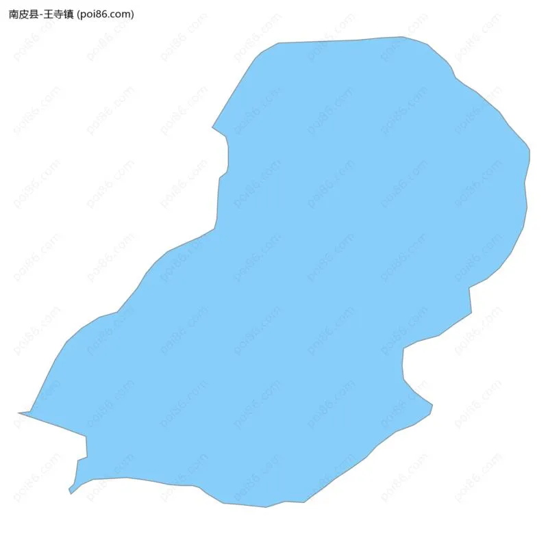 王寺镇边界地图