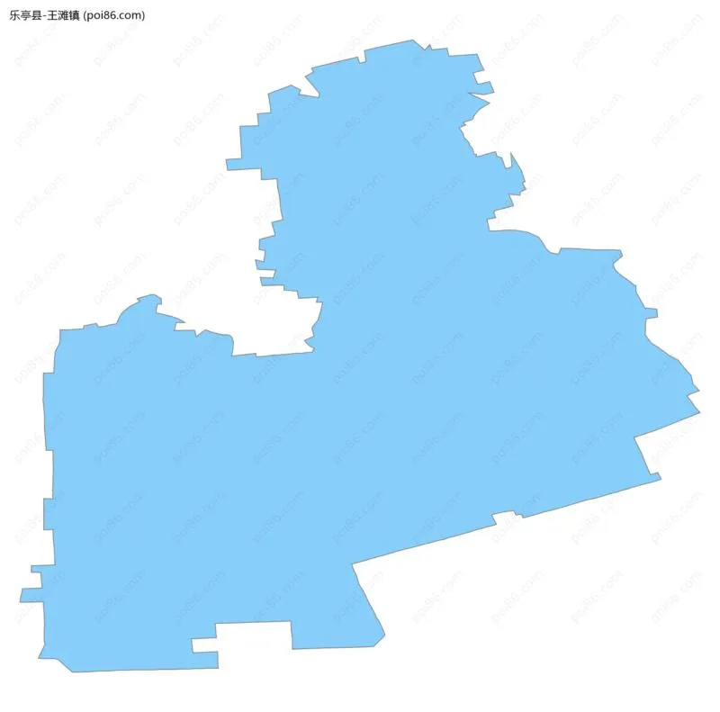 王滩镇边界地图