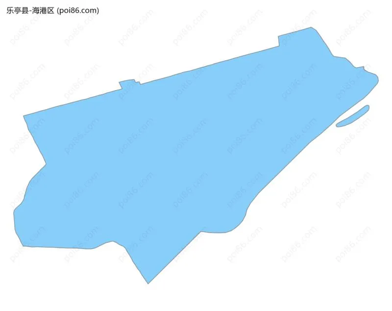 海港区边界地图