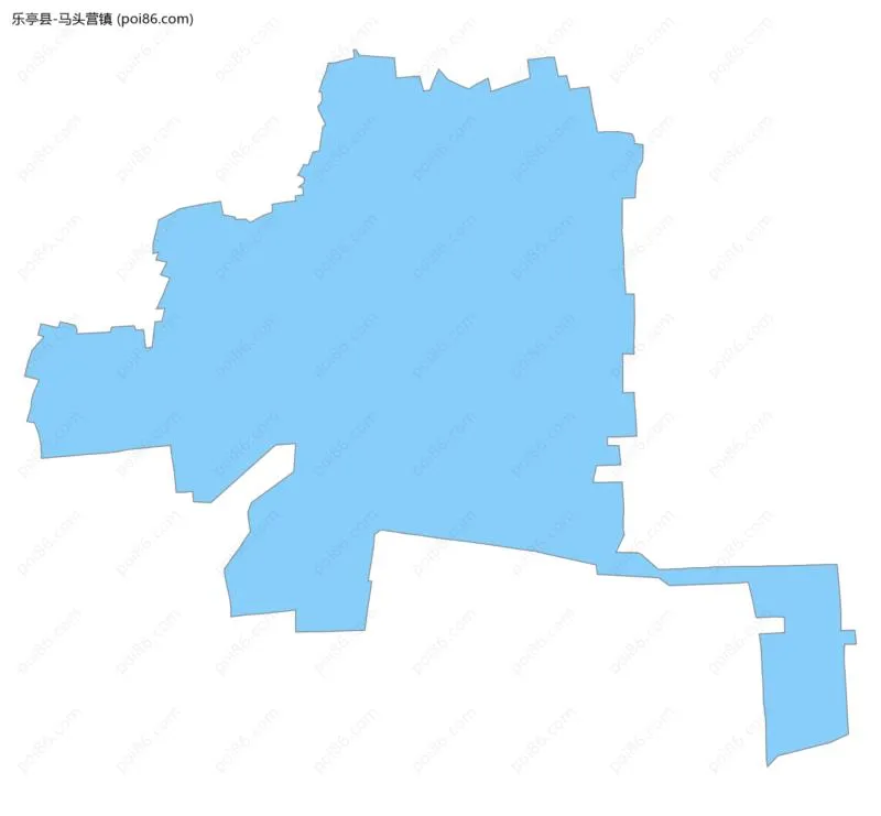马头营镇边界地图