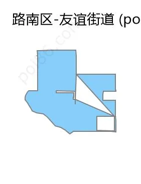 友谊街道边界地图