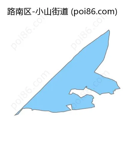 小山街道边界地图