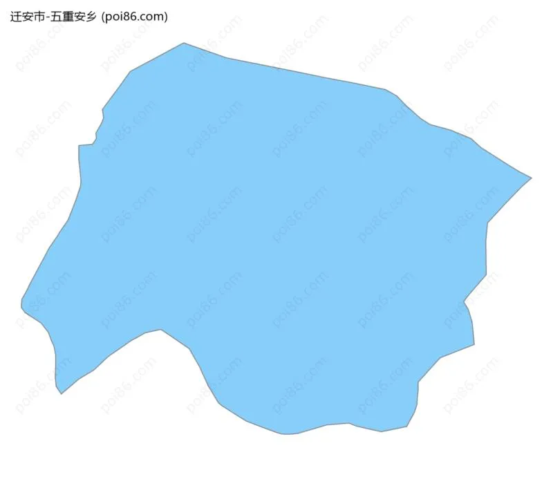 五重安乡边界地图