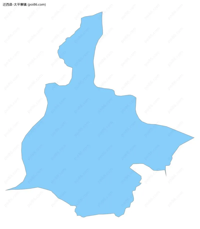 太平寨镇边界地图