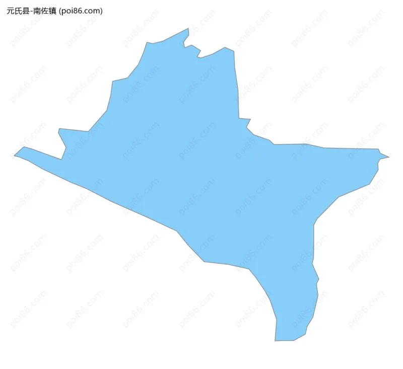 南佐镇边界地图