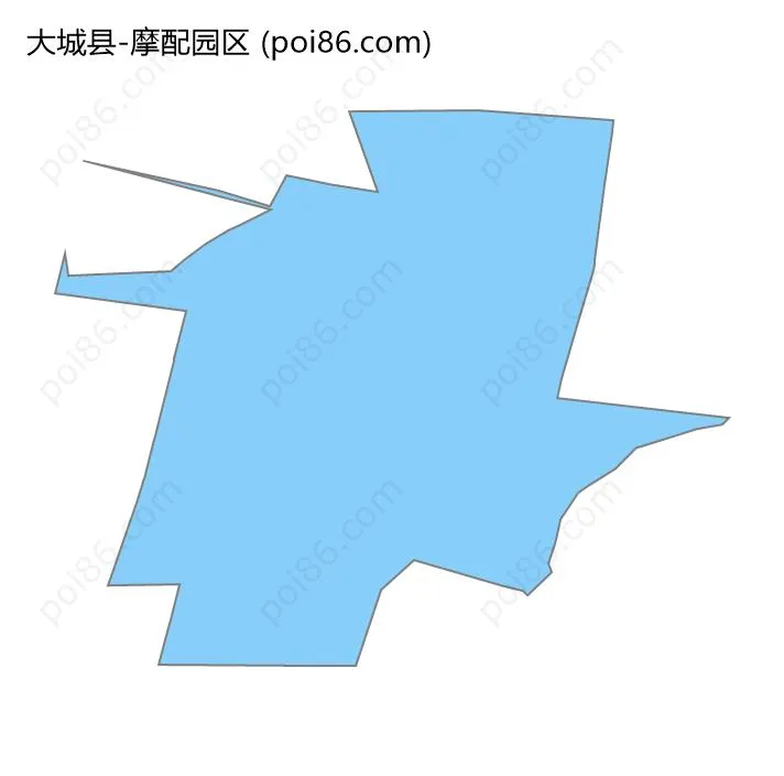 摩配园区边界地图