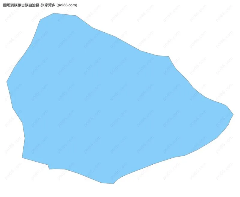 张家湾乡边界地图