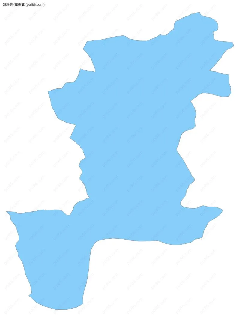 高庙镇边界地图