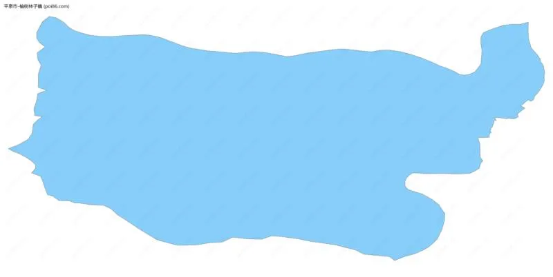 榆树林子镇边界地图