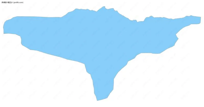 鞍匠乡边界地图