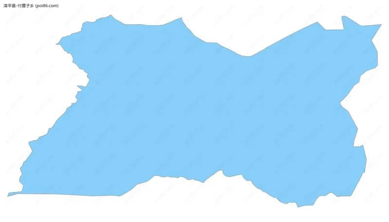 付营子乡边界地图