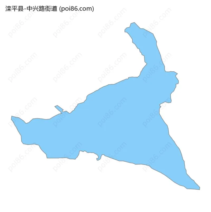 中兴路街道边界地图