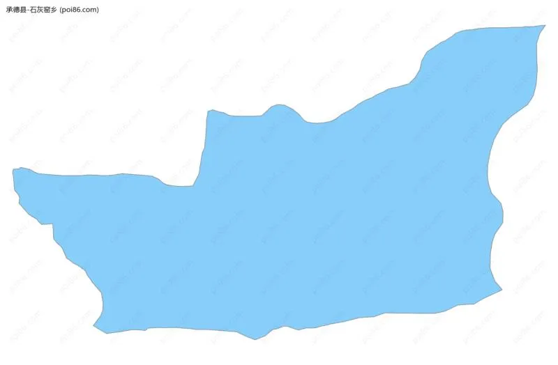 石灰窑乡边界地图