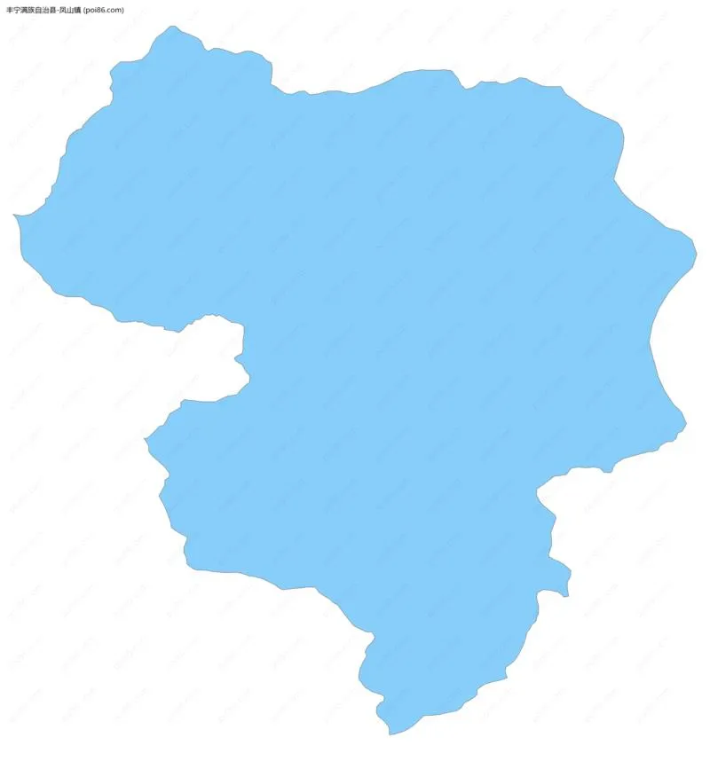 凤山镇边界地图