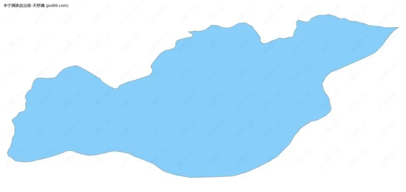 天桥镇边界地图