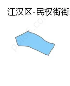 民权街街道边界地图