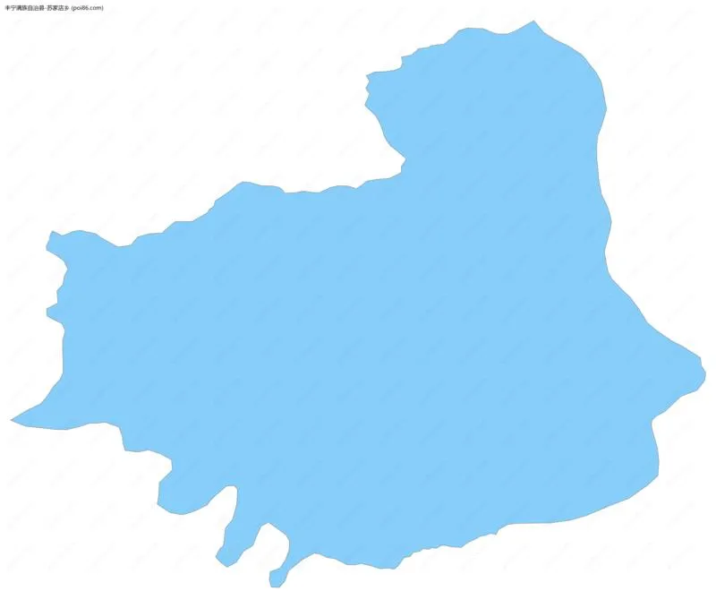 苏家店乡边界地图