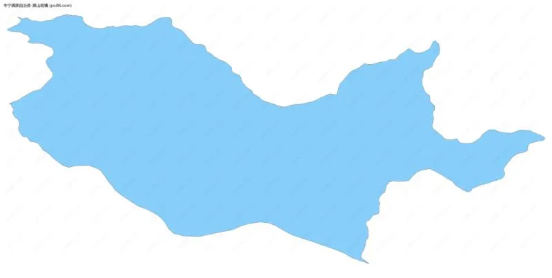 黑山咀镇边界地图