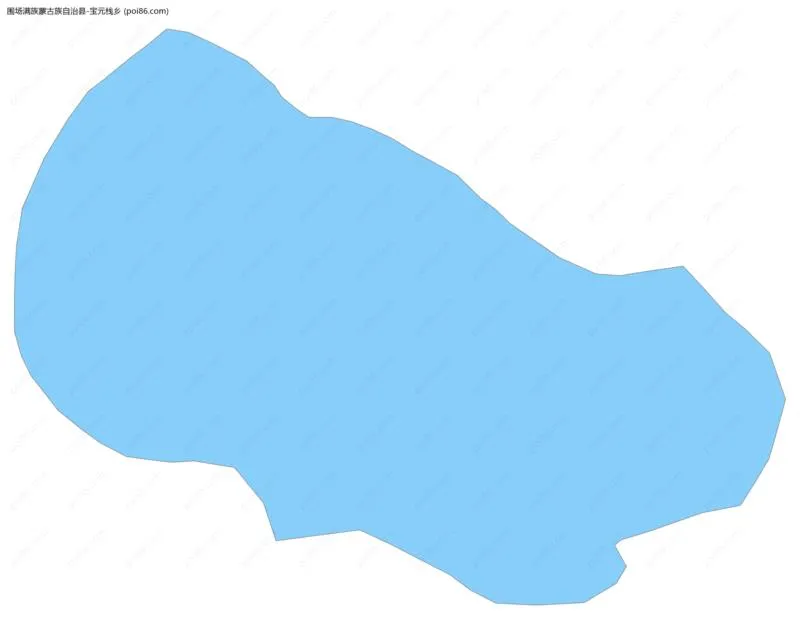 宝元栈乡边界地图