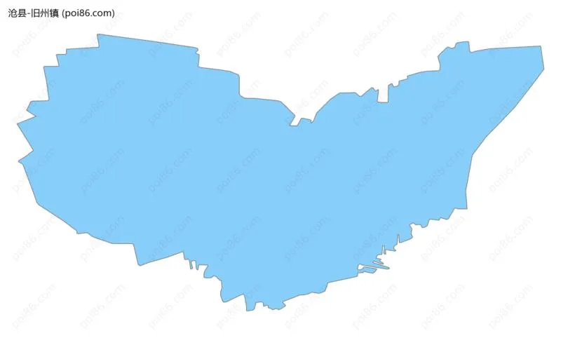 旧州镇边界地图