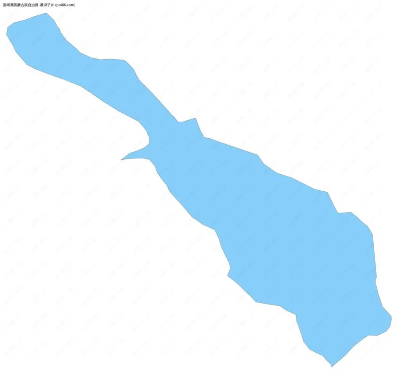 道坝子乡边界地图