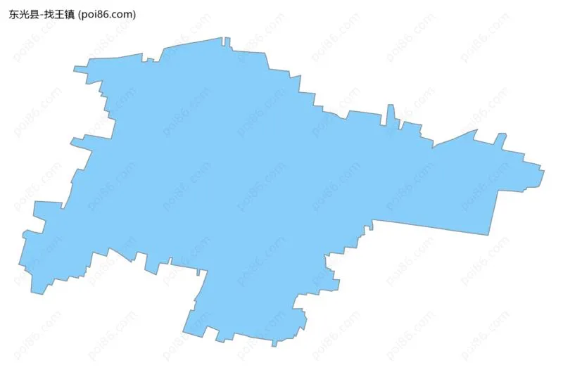 找王镇边界地图