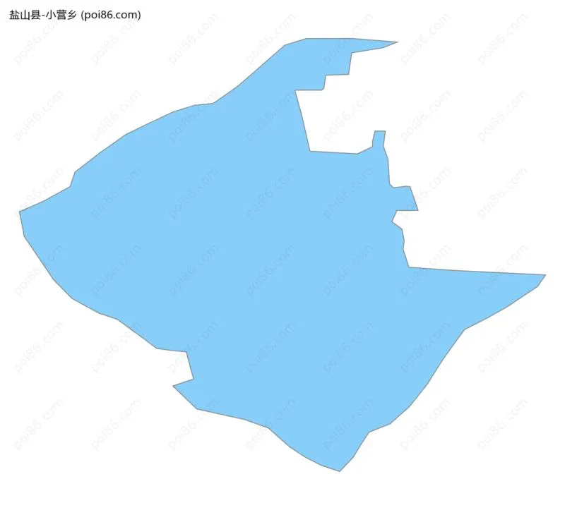 小营乡边界地图