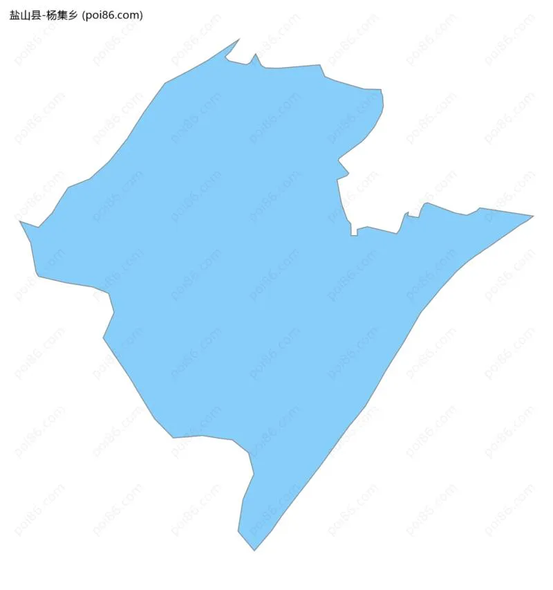 杨集乡边界地图