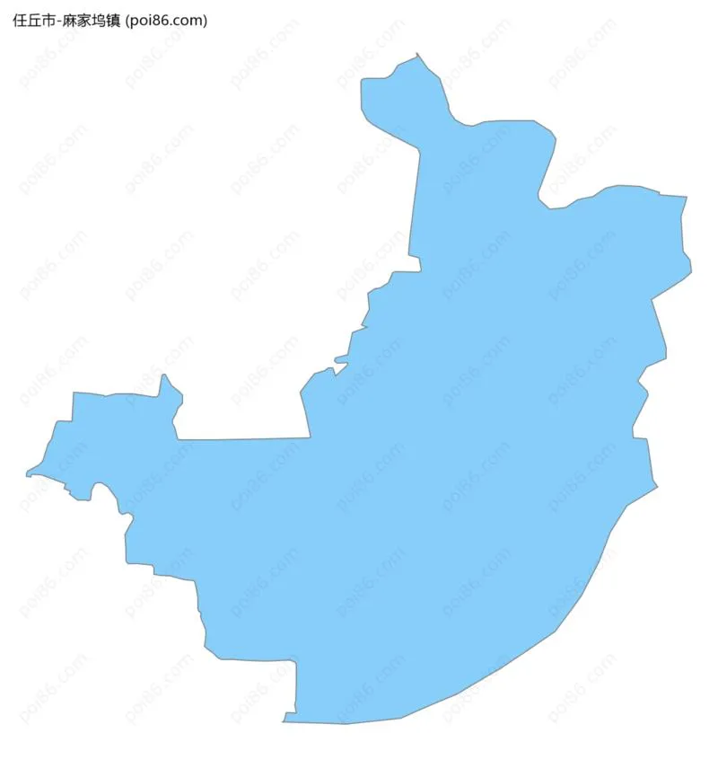 麻家坞镇边界地图