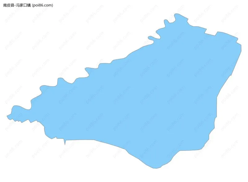 冯家口镇边界地图