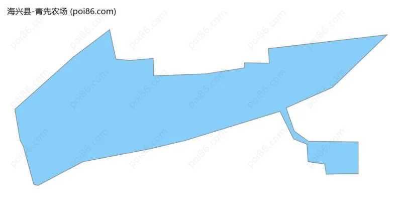 青先农场边界地图