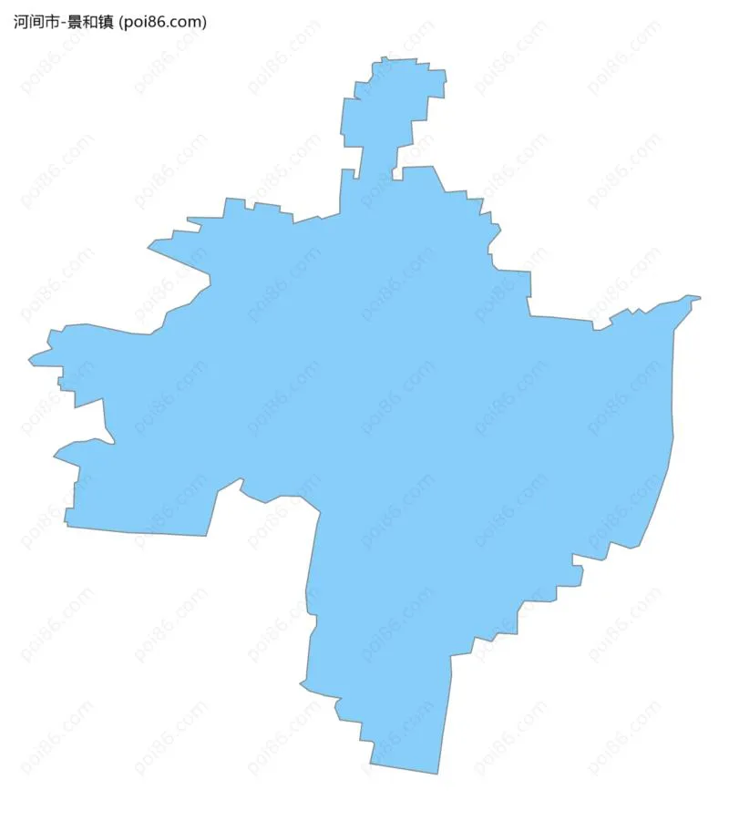 景和镇边界地图