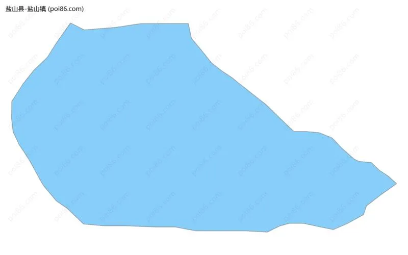 盐山镇边界地图