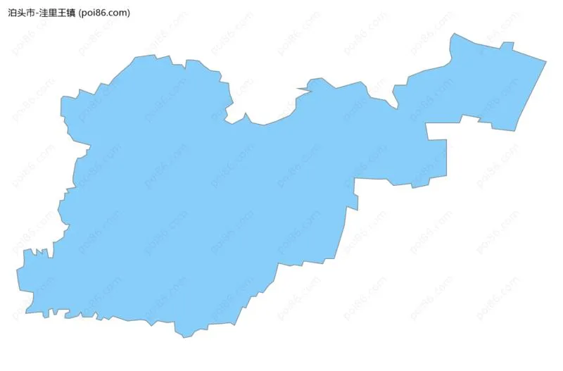 洼里王镇边界地图