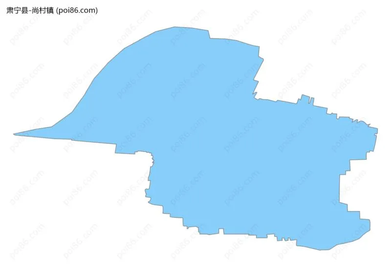 尚村镇边界地图