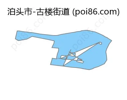 古楼街道边界地图