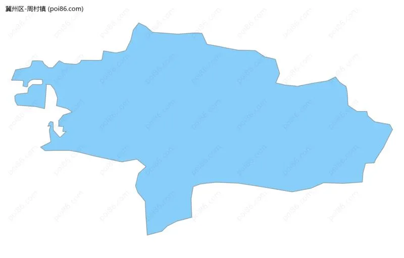 周村镇边界地图